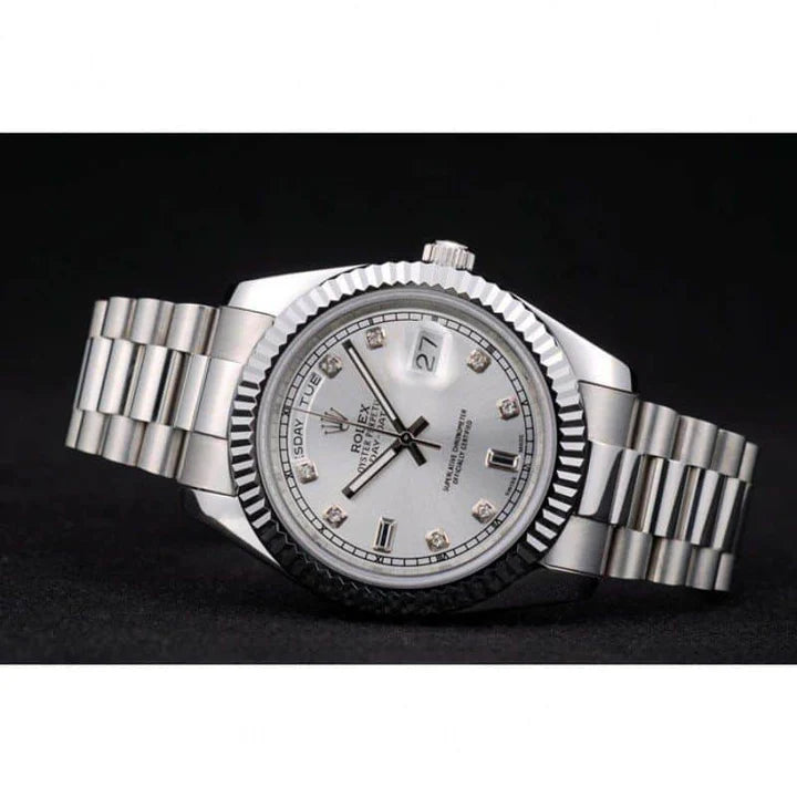 Rolex DayDate Silver Dial 41995 Men 41MM